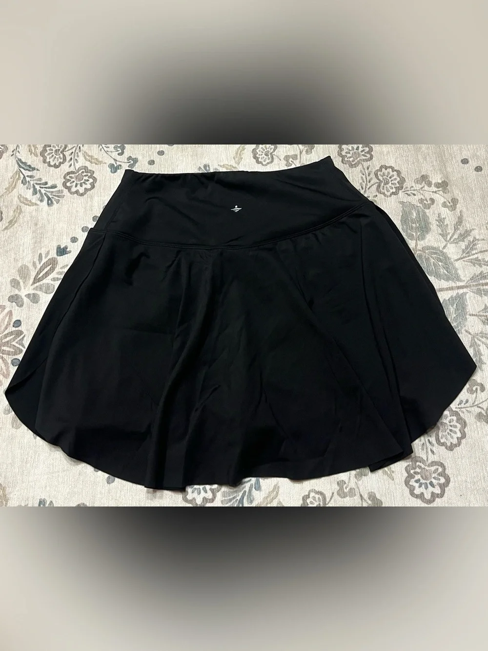 Halara Everyday SoftlyZero Airy Crossover 2-in-1 Mini Tennis Skirt Black Medium - Picture 7 of 11